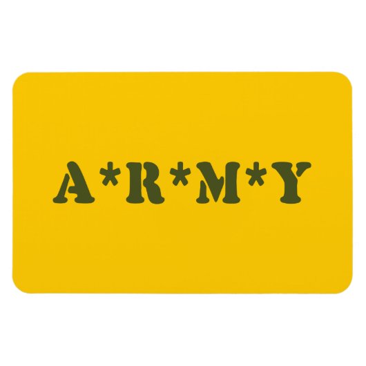 A*R*M*Y MAGNET (Horizontal)