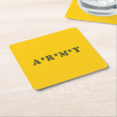 A*R*M*Y RECHTECKIGER PAPPUNTERSETZER (angewinkelt)