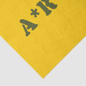 A*R*M*Y SEIDENPAPIER (Ausschnitt)