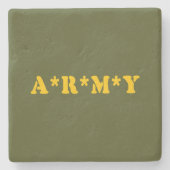 A*R*M*Y STEINUNTERSETZER (Vorderseite)