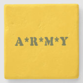 A*R*M*Y STEINUNTERSETZER (Vorderseite)