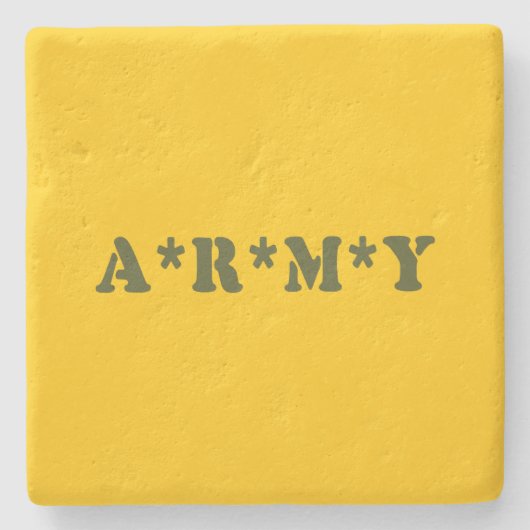 A*R*M*Y STEINUNTERSETZER (Vorderseite)