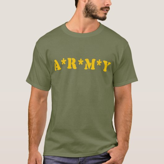 A*R*M*Y T-Shirt (Vorderseite)