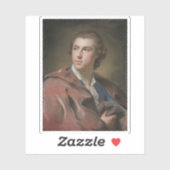 A.R. Mengs - Portrait von William Burton Conyngham Aufkleber (Blatt)
