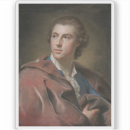 A.R. Mengs - Portrait von William Burton Conyngham Aufkleber