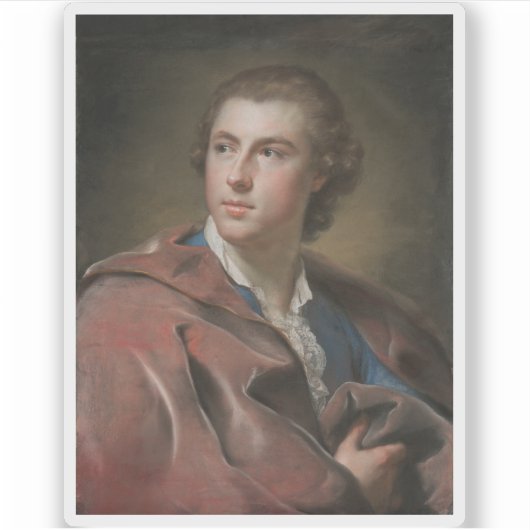 A.R. Mengs - Portrait von William Burton Conyngham Aufkleber (Vorderseite)