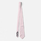 A rabbit family - vintage illustration krawatte (Rückseite)