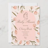 A radiant and delicate 'Baby Shower' invitation (Vorderseite)