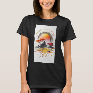 A Radiant Eclipse of the Soul Frau Organic T-Shirt