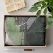 A-Rahmen-Holz und Stein mit großem Wagen Seidenpapier (Geschenk)