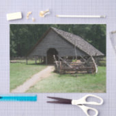 A-Rahmen-Holz und Stein mit großem Wagen Seidenpapier (Handwerk)