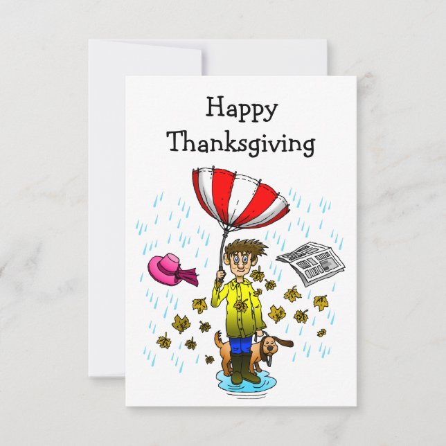 A Rainy Thanksgiving Day (Vorderseite)