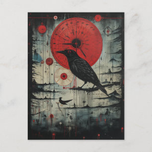 A Raven Postkarte