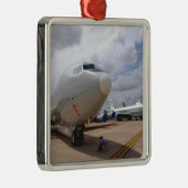 A RC-135V/W Rivet Joint Aviation Silbernes Ornament (Rechts)