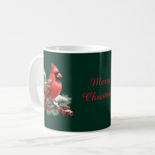 A Red Cardinal Kaffeetasse (Vorderseite Links)