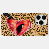 A RED KISS TO THE TIGER Case-Mate iPhone HÜLLE (Rückseite (Horizontal))