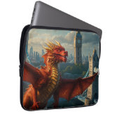 A Red Scottish Dragon Warms London Laptopschutzhülle (Vorne Rechts)