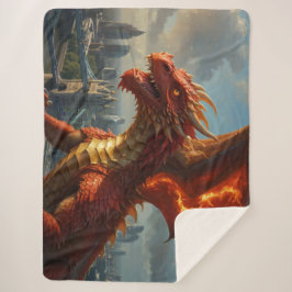 A Red Welsh Dragon Terrorizes London Sherpadecke