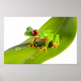 A Redeye Tree Frog Poster