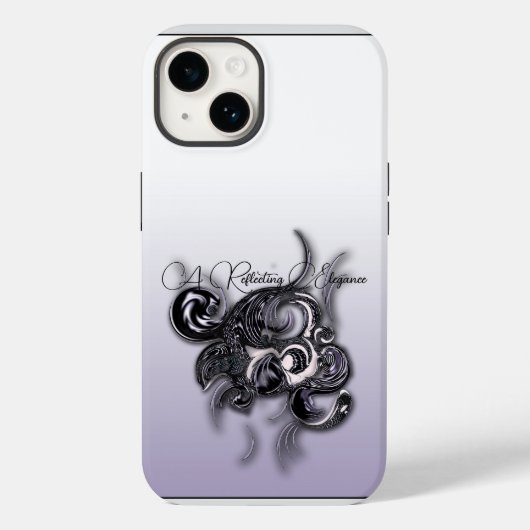 "A Reflektierende Elegance", Fall Apple iPhone 14 Case-Mate iPhone Hülle (Rückseite)