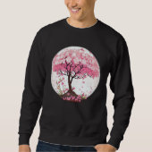 A Refreshing and Enchanting Cherry Blossom Globe Sweatshirt (Vorderseite)