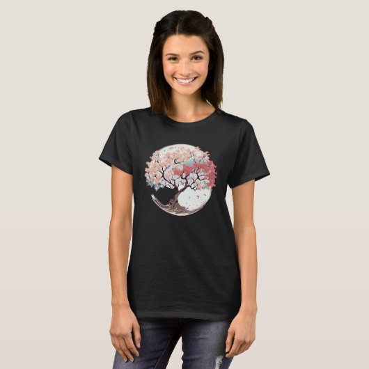 A Refreshing and Enchanting Tree of Life Cherry Bl T-Shirt (Vorne ganz)