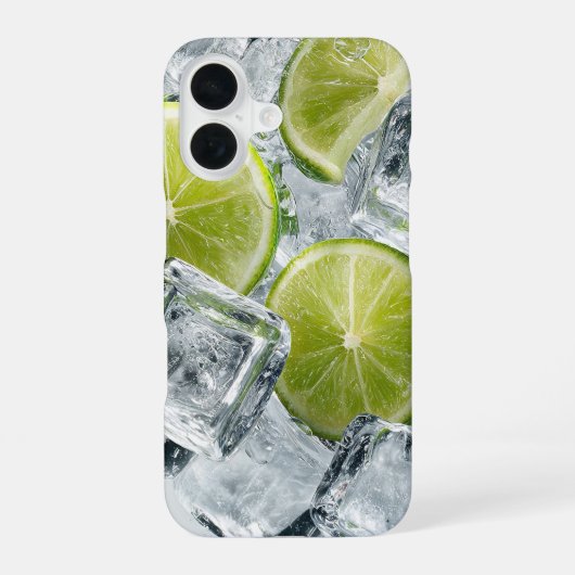 A refreshing summer moment featuring sparkling sod iPhone 16 hülle (Rückseite)