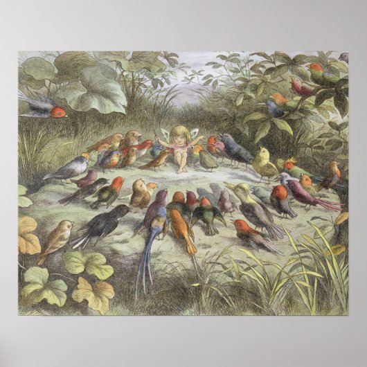 A Rehearsal in Fairy Land, illustration from 'In F Poster (Vorne)