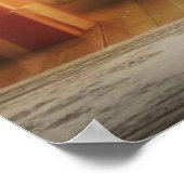 A Retro Style Christmas Tree With Presents on Wall Poster (Ecke)