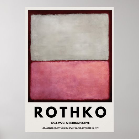 A Retrospective 1 Poster (Vorne)