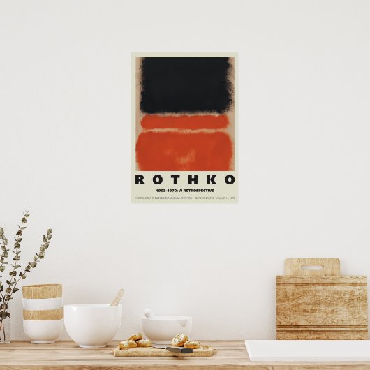 A Retrospective 2 Poster (Küche)