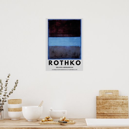 A Retrospective 3 Poster (Küche)