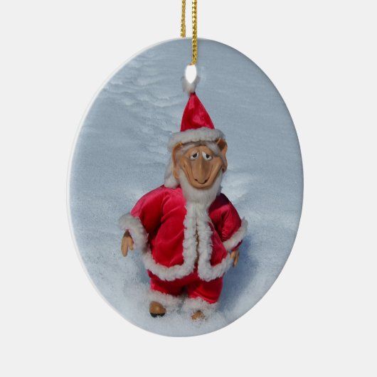 A Right Jolly Old Elf Keramik Ornament (Rechts)