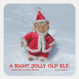 A Right Jolly Old Elf Sticker
