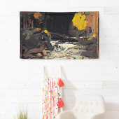 A River, schöne Kunst von Tom Thomson Banner (Insitu)