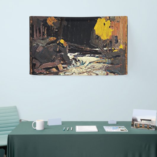 A River, schöne Kunst von Tom Thomson Banner (Messeveranstaltung)