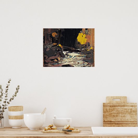 A River, schöne Kunst von Tom Thomson, Poster (Küche)