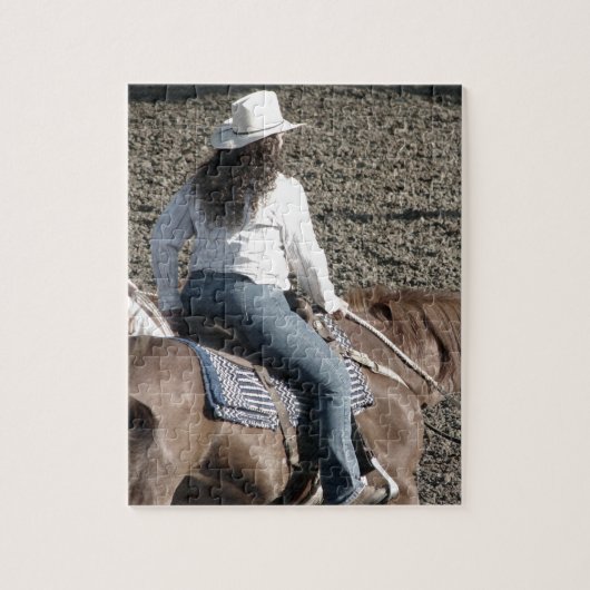 A Rodeo Cowgirl Puzzle (Vertikal)