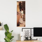 A Roman Offering von John William Waterhouse Poster (Heimbüro)