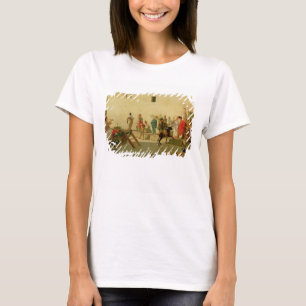 A Roman Street Scene with Musicians and a Performi T-Shirt