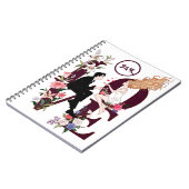 A romantic personalized Valentine’s Day Notizblock (Linke Seite)