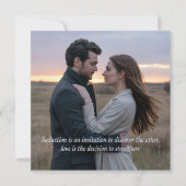 A romantic sunset photograph love & chardums (Vorderseite)