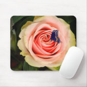 A rose and a butterfly mousepad (Mit Mouse)