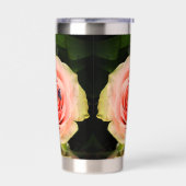 A rose and a butterfly thermobecher (Links)