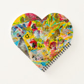 A Rose By Any Other Name heart-shaped notebook Notizblock (Rückseite)