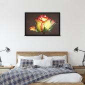 A Rose Is a Rose Leinwanddruck (Insitu (Schlafzimmer))