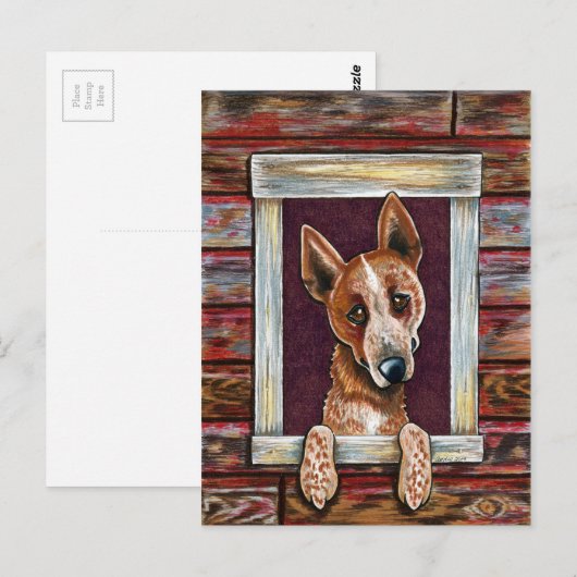 A Rosie Welcome Postkarte (Vorne/Hinten)