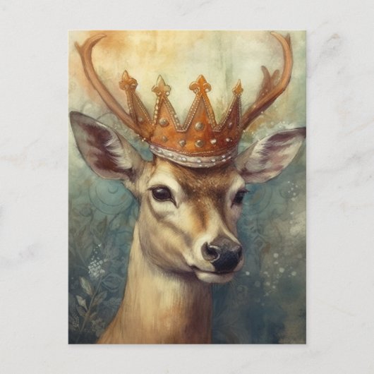 A Royal Deer Postkarte (Vorderseite)