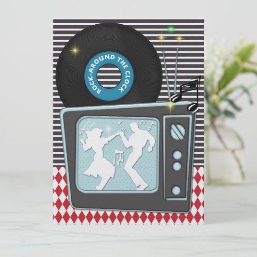 A Royally Rockin' Party 2 - SRF Einladung (Stehend Vorderseite)