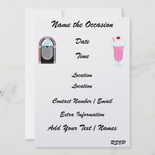 A Royally Rockin' Party 2 - SRF Einladung (Rückseite)